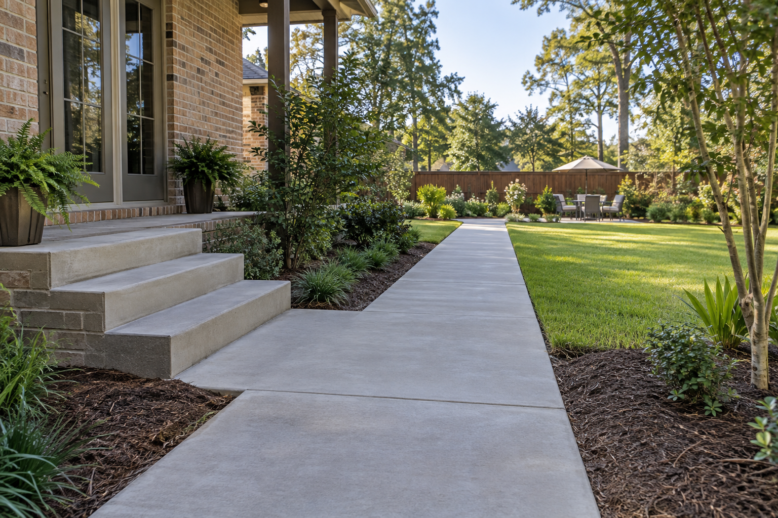 Illustrative concrete sidewalks & walkways project image